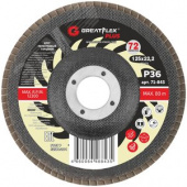 Круг лепестковый торцевой GreatFlex Plus (72 лепестка) 125 х 22,2 мм, P100