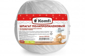 Шпагат полипропилен. Komfi 50м 1000текс белый