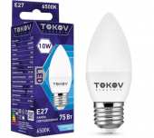 лампа светод. tokov 10вт 6500к 176-264в tke-c37-e27-10-6.5k
