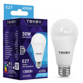 лампа светодиодная 30вт а70 6500к е27 176-264в tokov elektric tke-a70-e27-30-6.5k