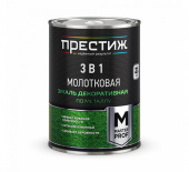 Эмаль декоративная молотковая по металлу СЕРЕБРИСТАЯ  0,8 л.(6 шт)