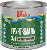 Грунт-эмаль по ржавчине шоколад 0,4кг  ВИТЕКО