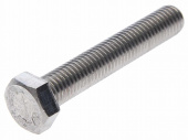 Болт М12x70 шестигран., нерж сталь (А2), DIN 933 (25 шт в уп.)