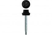 Саморез кров. 4,8*35 RAL 9005 Daxmer (10х250 шт.) черный
