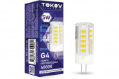 лампа светод. tokov led 5вт 4000k g4 220-240b капсульная tke-g4-5-4k