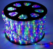 шнур led 13мм,круглый постоянного свечения 2w-led//мультиколор