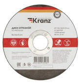 Диск отрезной по металлу (115х1.0х22.23 мм) Kranz