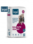 Штукатурка цементная Bau Putz Zement 25 кг БЕРГАУФ 