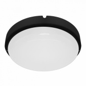светильник светод. влаго-ый круг (vlzr4-65-22-6500-b), 6500к, ip65, черный