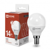 лампа led шар 14вт e-14 4000к 220v 1330лм шар-vc in home (10/100)