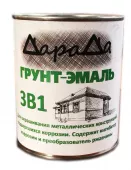ДараДа Грунт-эмаль (ГОСТ) "3 в 1" Чёрный 22кг.