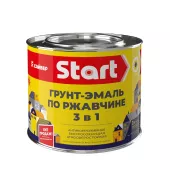 СТАРТ Грунт-эмаль по ржавчине 3 в 1 белая 0,8 кг./14