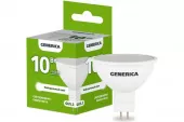 лампа светодиодная mr16 софит 10вт 230b 4000k gu5.3 generica