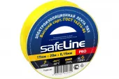 изолента пвх "safeline" 19мм*20м желтая