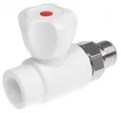 Купить ппрс кран шаровой для радиатора d20*1/2 прямой  valfex