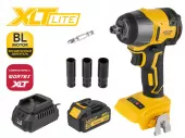 Гайковерт аккумуляторный MOLOT MCWR 3518 XLT Lite SET (18 В, БЕСЩЁТ., 350 Нм, 0-3000 / 0-3500 уд/мин