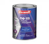 ПУФАС Эмаль ПФ-115 синяя Decoself (0,9кг=0,67л)