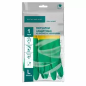 Купить 122khs перчатки защитные кщс латекс и неопрен, 1 пара, l, зеленый+желтый
