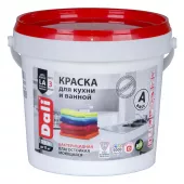 Краска латексная для кухни и ванной 0,9 л. база А/6 DALI
