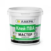 ЛАКРА клей ПВА Мастер универсальный 0,9 кг./12