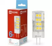 лампа in home led-jcd 6вт 23b g4 6500k 570лм 016.5229