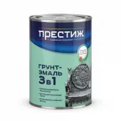 Грунт-эмаль по ржавчине (3 в1) БЕЛАЯ 1,9кг "Престиж"(6) ТУ
