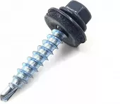 Саморез кров. 4,8*50 RAL 7024 стандарт Daxmer (10х150 шт.) Графит